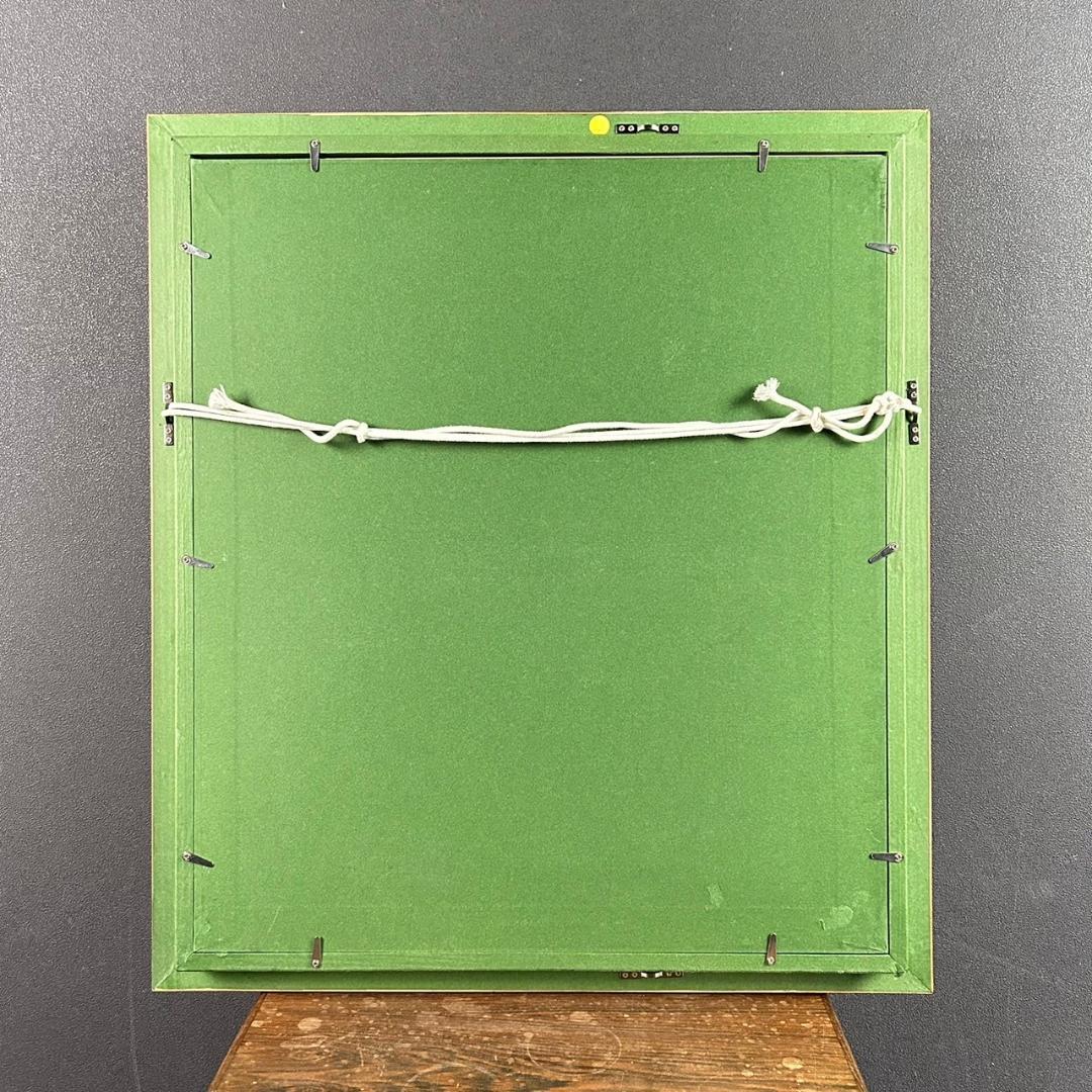 美品 寺井孝「いちょう並木」油彩画 油絵 F10 豪華額装 現美展二科展