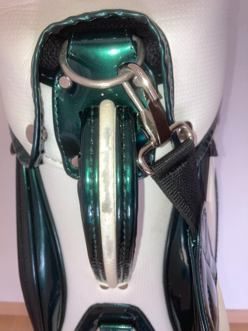 Callaway　キャロウェイ　キャディバッグ　カラー：ホワイト／ダークグリーン