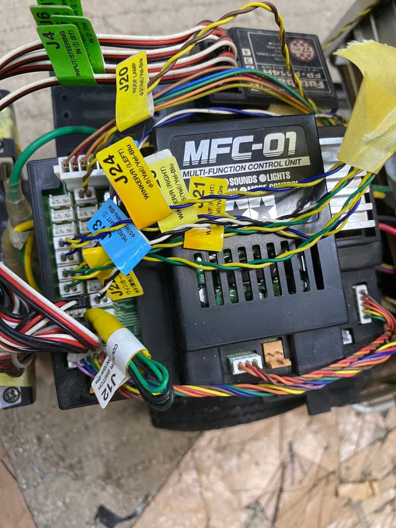 タミヤ1/14トレーラーフルオペ　平ボディ　キャブとその他欠品あり