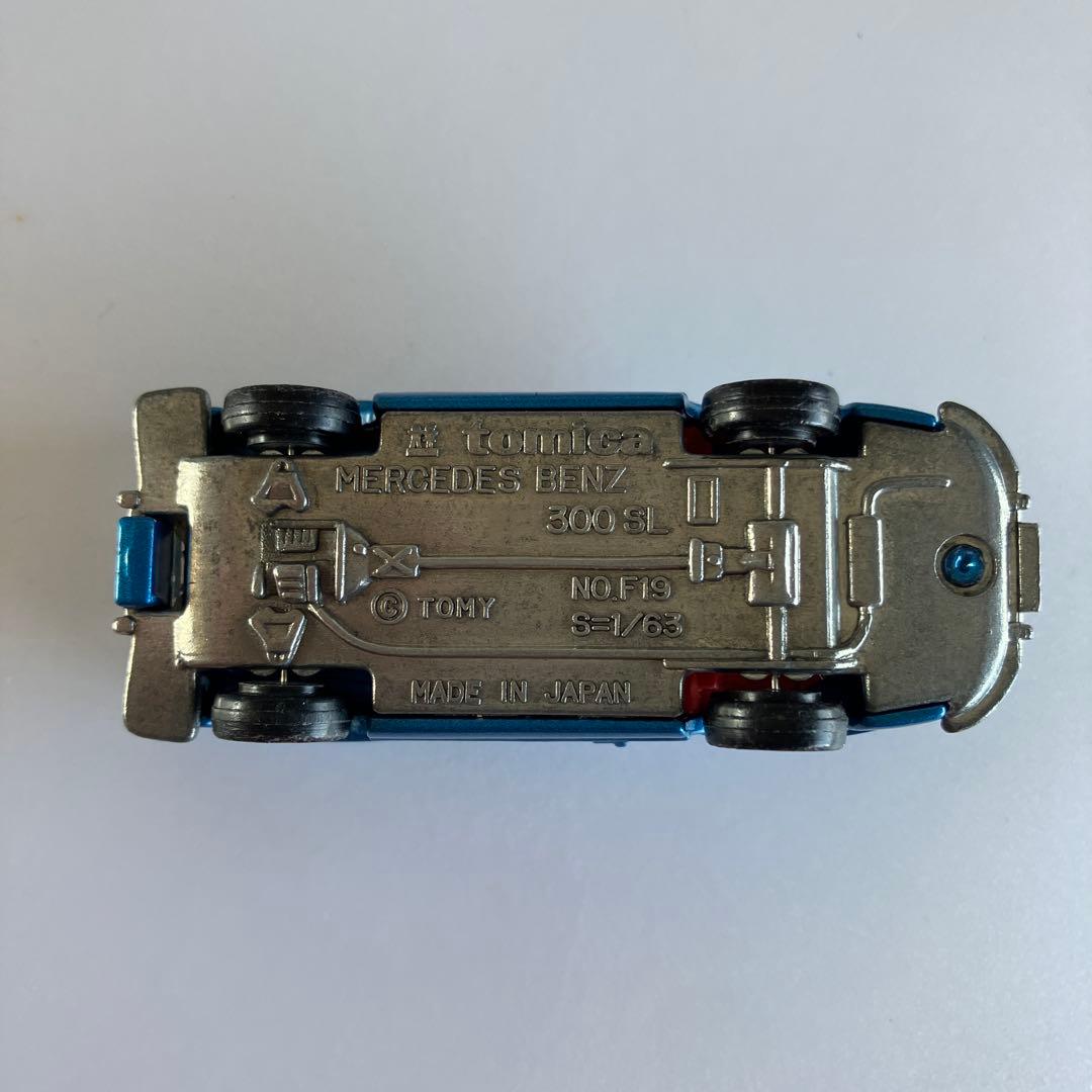 ■絶版》特注トミカ【日本製】メルセデス ベンツ300SL メタリックブルー☆箱無
