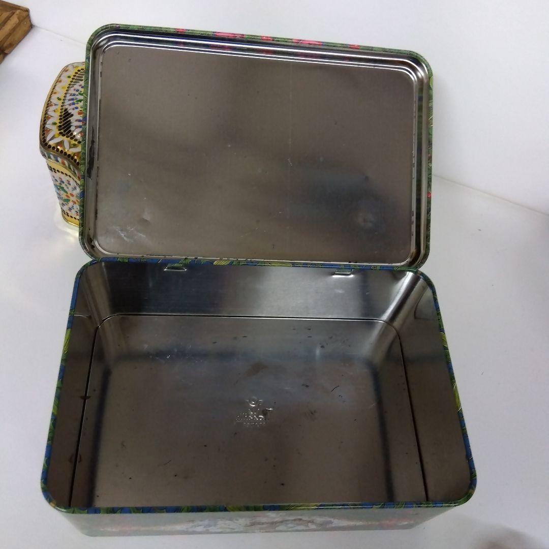 2個セット 空き缶　空缶　レトロ　お菓子缶