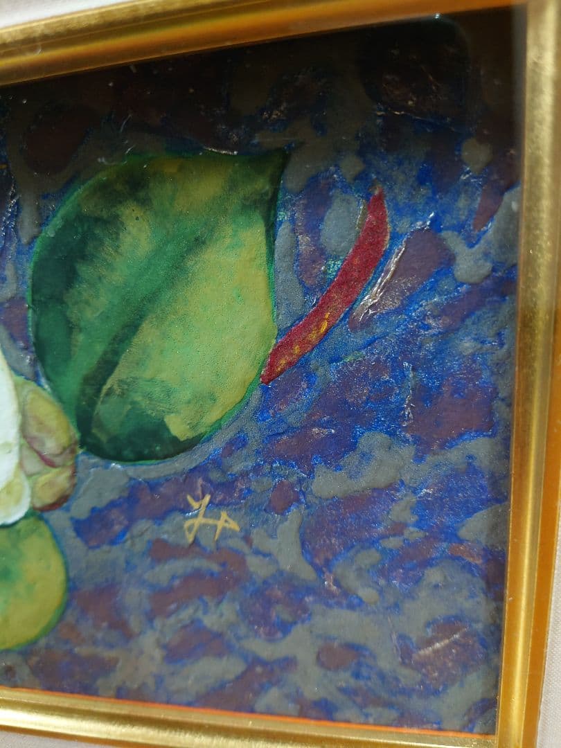 田中みどり 「白椿」真筆 油絵 絵画 SM 油彩