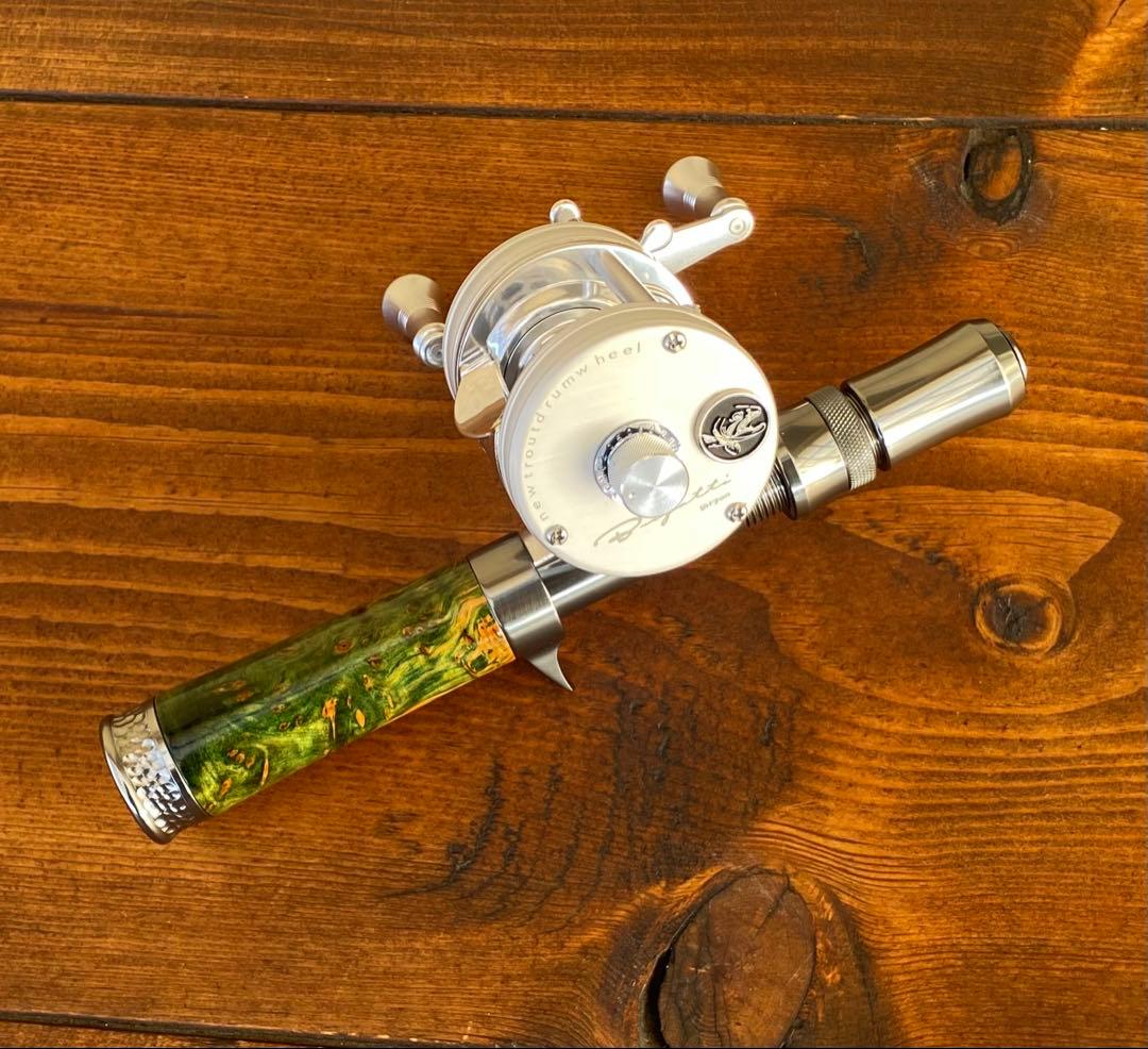 トラウトグリップ　インロッドフェルール　渓流　ベイトロッド　スタビライズドウッド