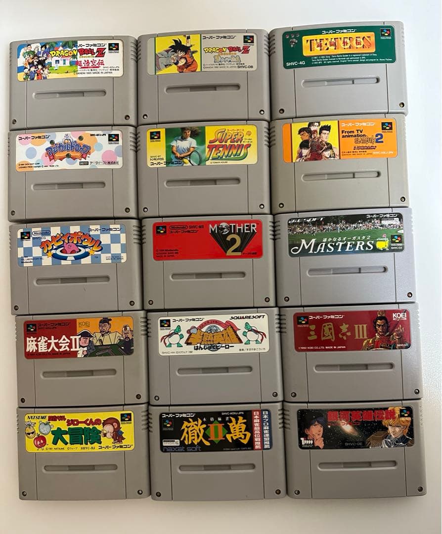 スーパーファミコンソフト【162本】まとめ売り