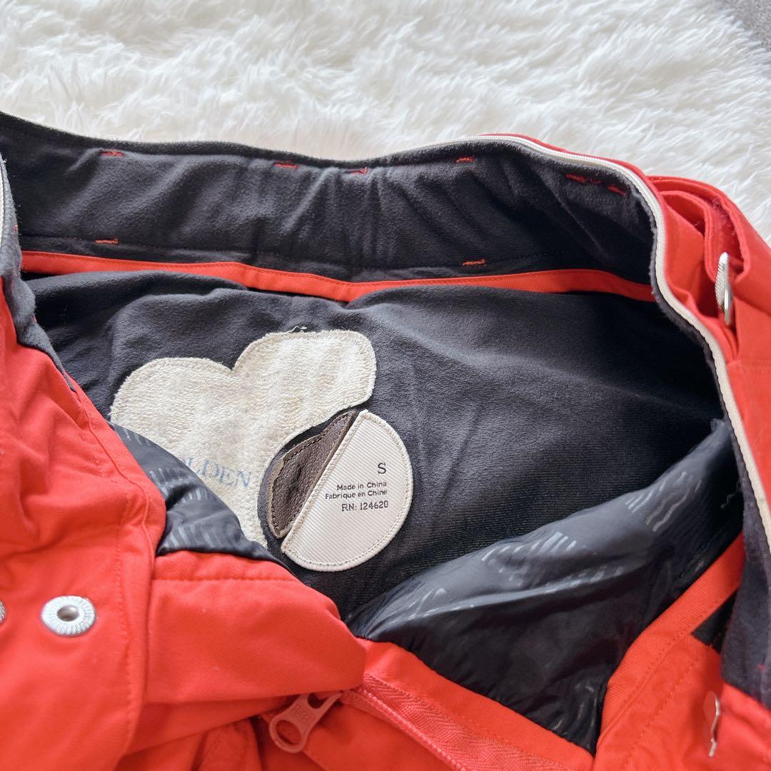 ホールデン スノーボードウェア 上下セットS フレアパンツ 黒 赤 ブーツカット