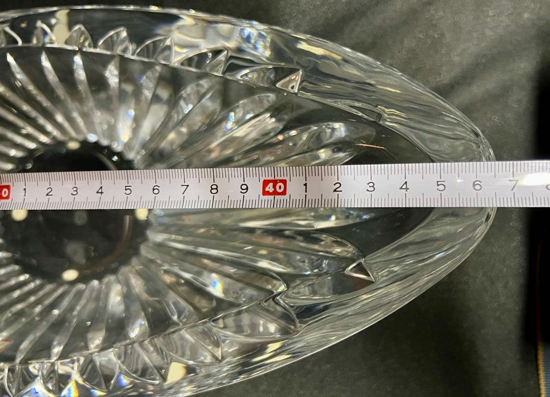 Baccarat クリスタルガラス ボウル　コンポート　高さ14cm