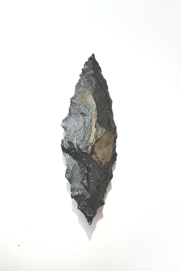 尖頭器 サヌカイト 石器 395 原始時代模写