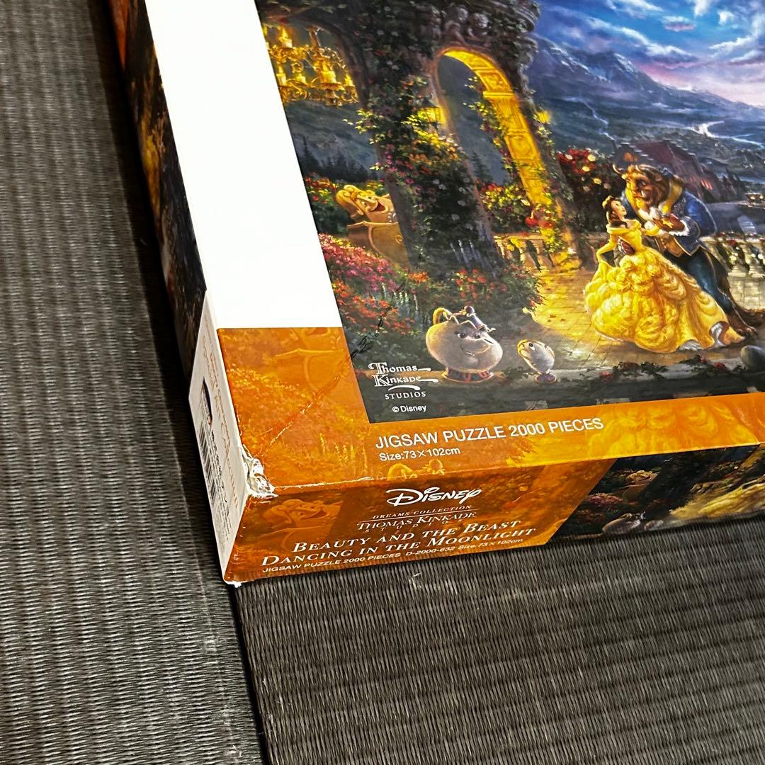 【2000ピース】美女と野獣 ディズニーキャラクターズ アートフィギュアパネル付