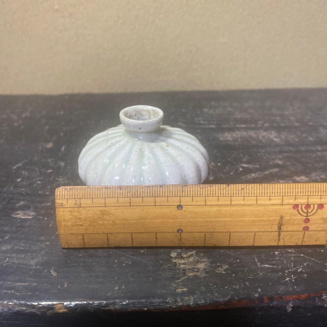 中国古玩具　白磁油壺7cm3.5cm