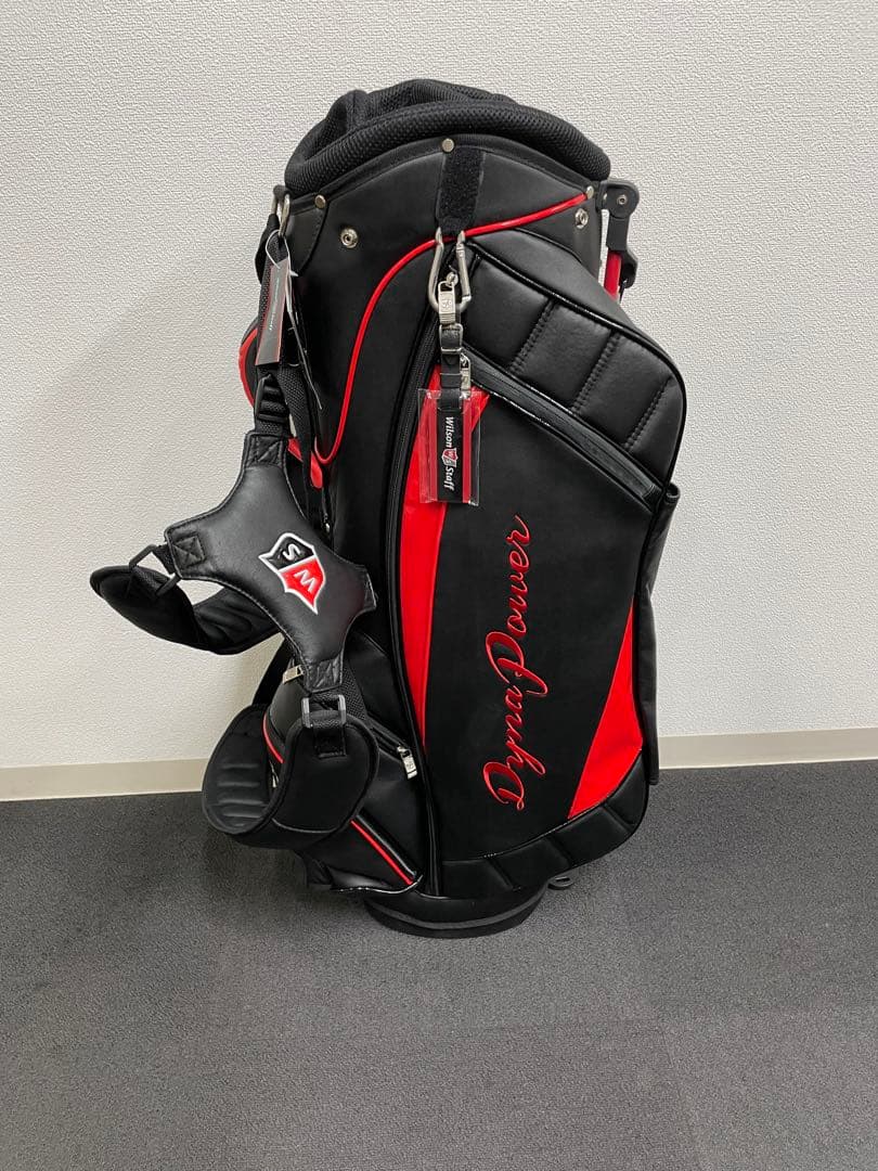 Wilson DynaPower ゴルフバッグ 黒/赤