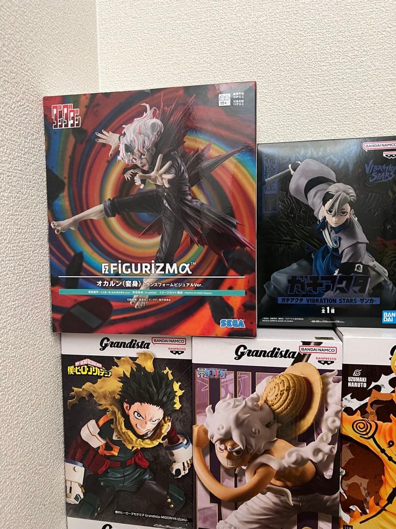 ヒロアカ　ダンダダン　ドラゴンボール　ガチアクタ　ワンピース　フィギュア　セット