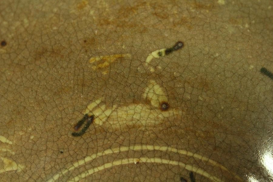 茶道具 真清水蔵六作 雲鶴三嶋 茶碗 桂又三郎 書付(K-YC559)