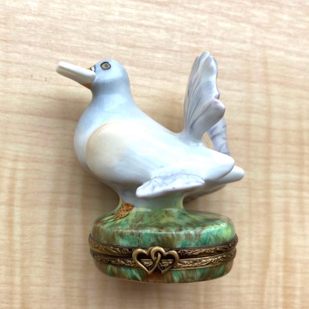 リモージュボックス　鳩