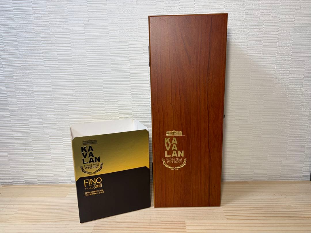 【新品未開栓】KAVALAN FINO ウイスキー 700ml 木箱入り④