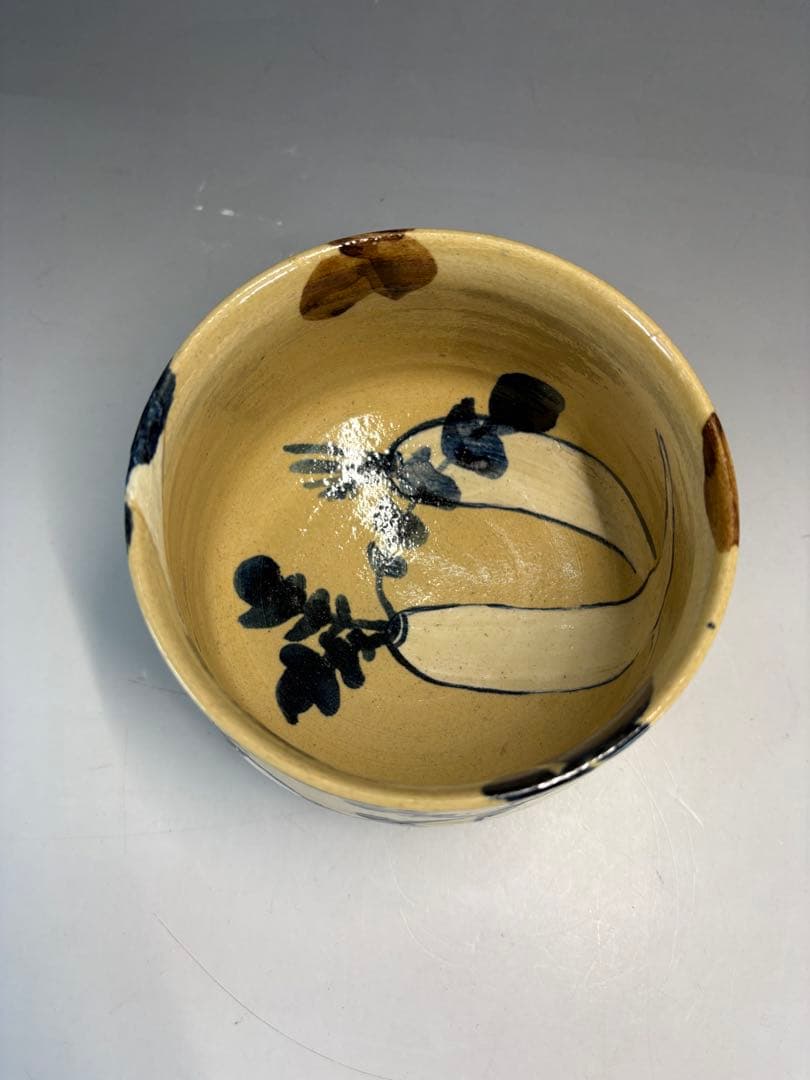 【中古品】雲善造　布志名焼　大根茶碗（共箱）