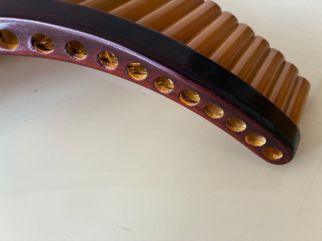新品パンフルート　本格プロ用　ペルー調達 22菅