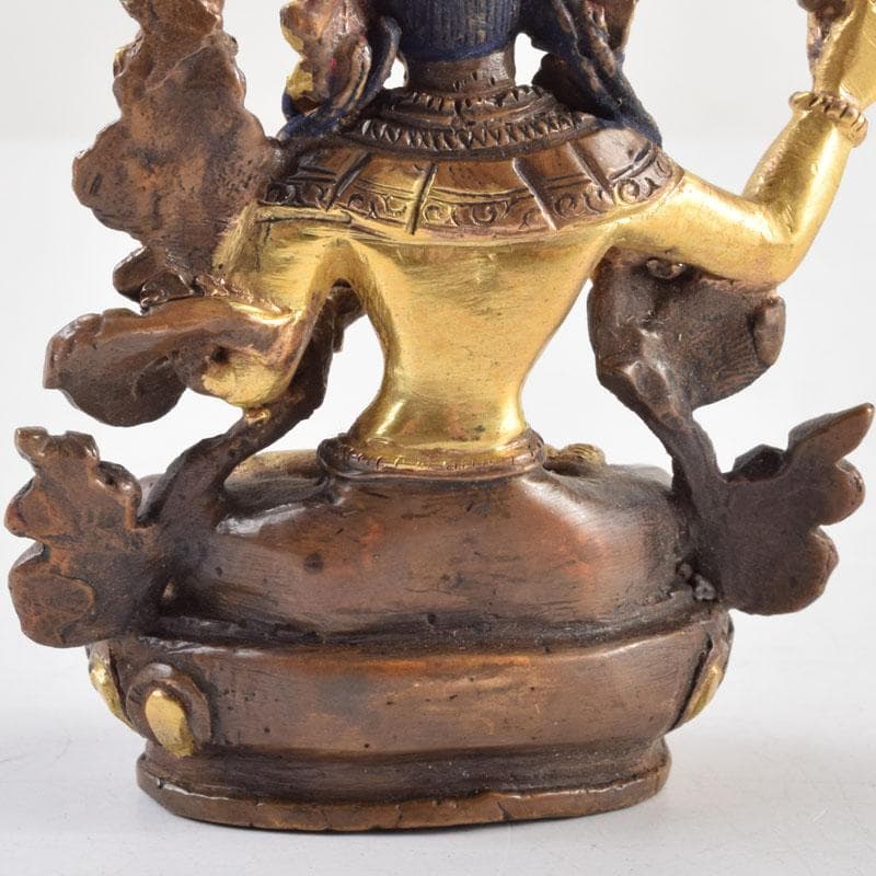 仏教美術　古銅鍍金　チベット仏　仏像　置物　V　9227