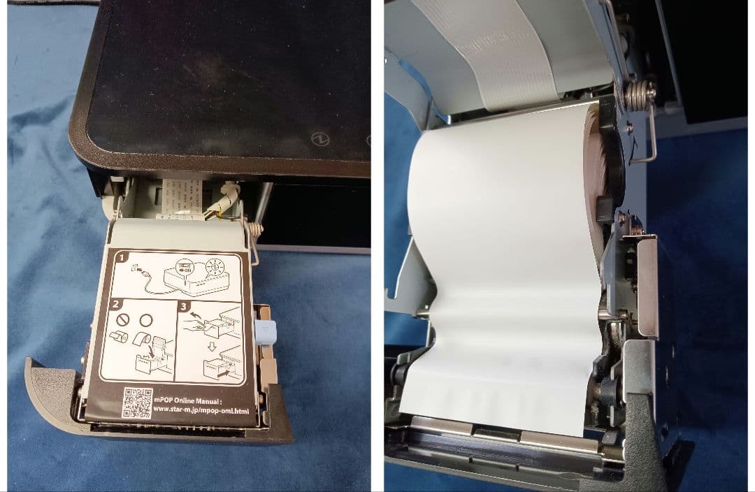 スター精密 mpop サーマルプリンタ付きキャッシュドロア　黒　Airレジ　②