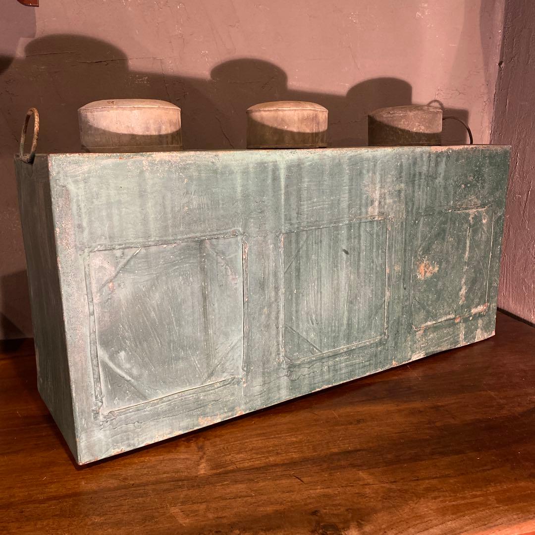 昭和レトロ 3連ディスプレイケース ショーケース 希少 駄菓子屋