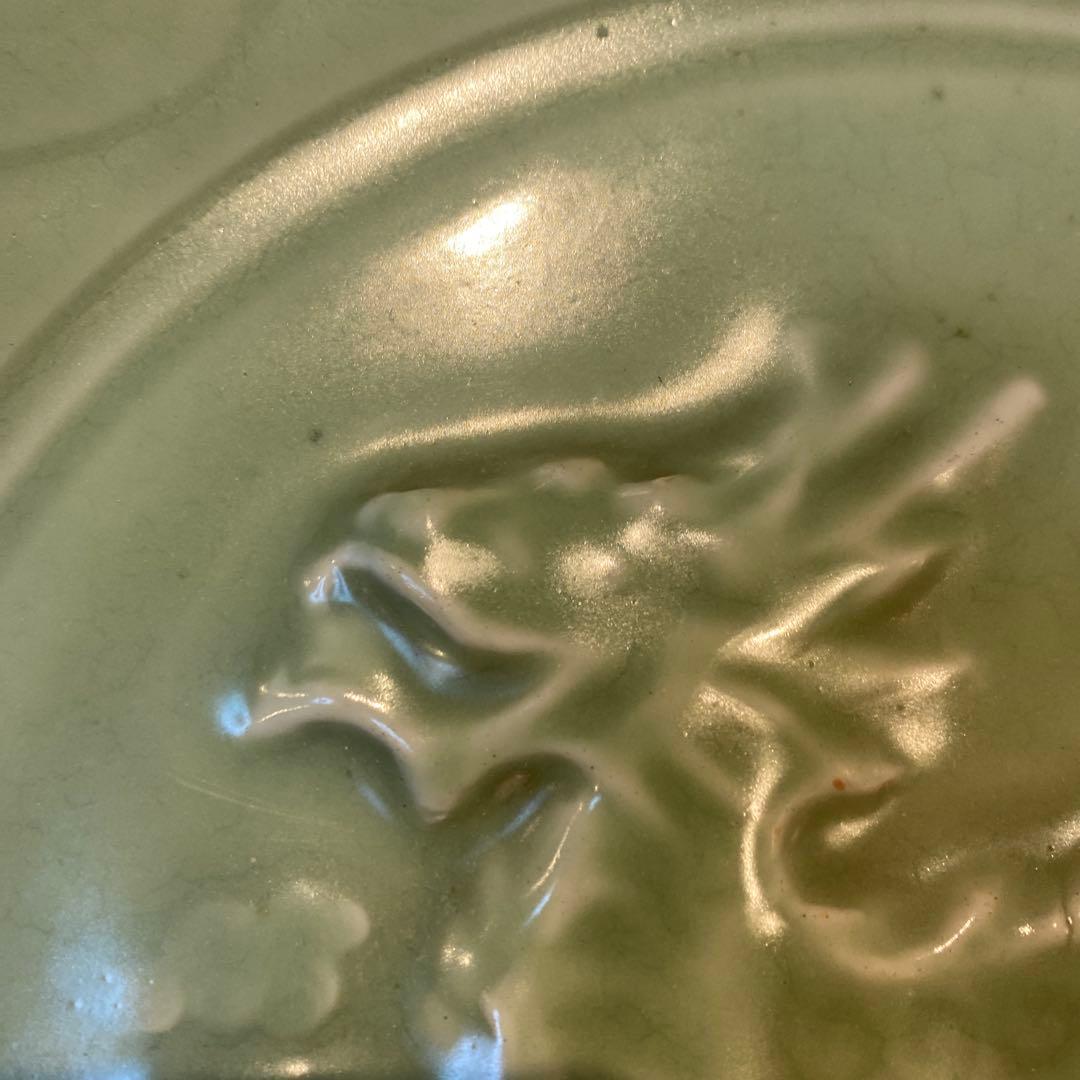 専用　中国古玩　龍泉窯　高麗青磁尺寸大皿