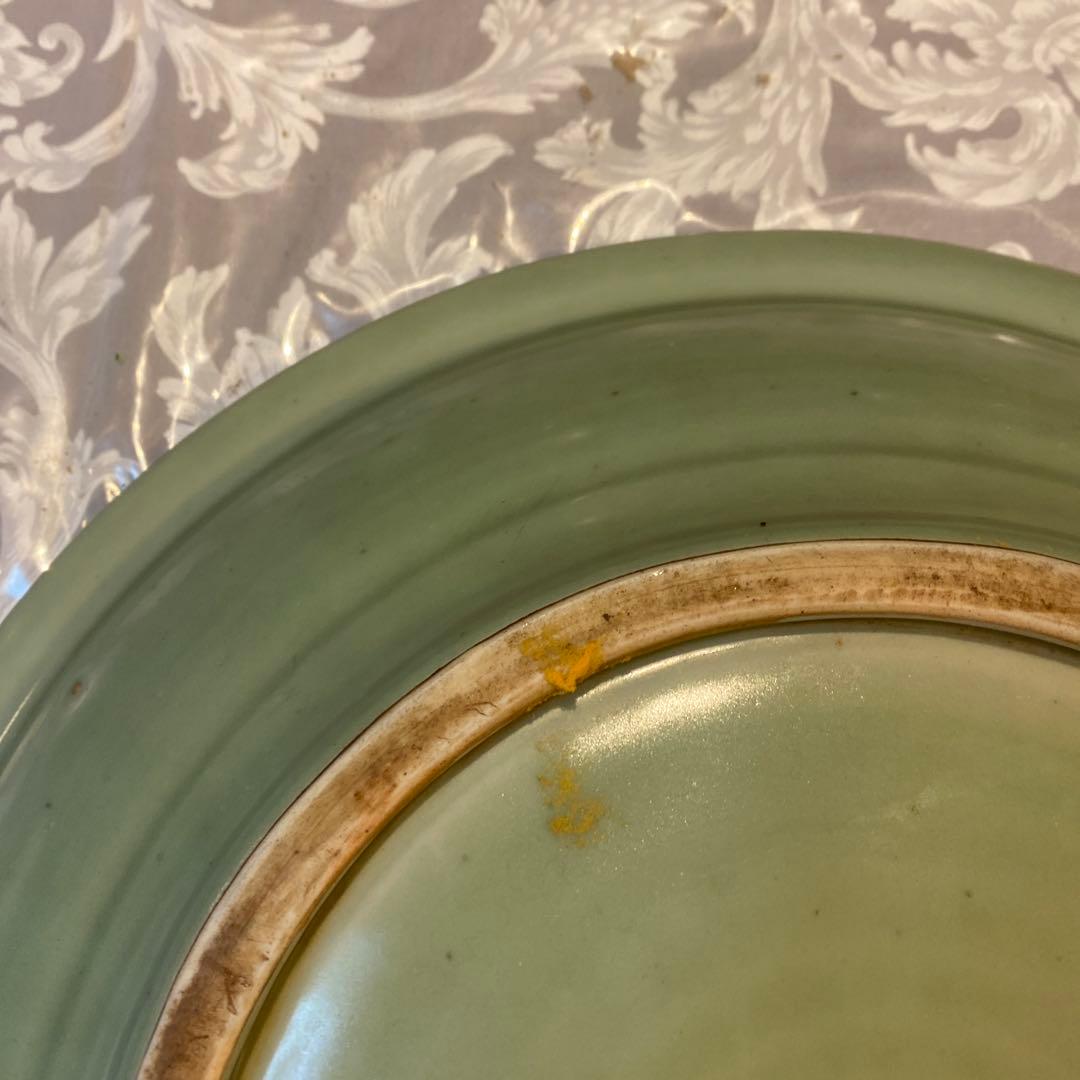専用　中国古玩　龍泉窯　高麗青磁尺寸大皿