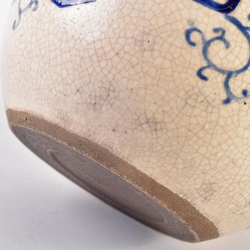 茶道具　京焼　京薩摩　色絵　香炉　時代箱付　M　R7714