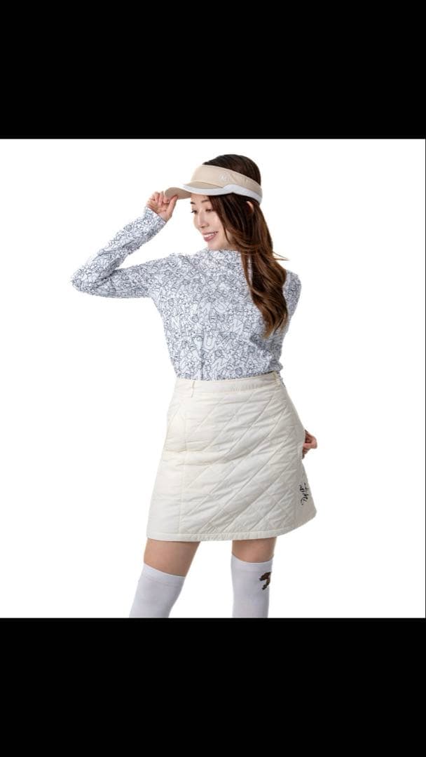 未使用 M・U SPORTS MUスポーツ ゴルフスカート 白 40上品デザイン