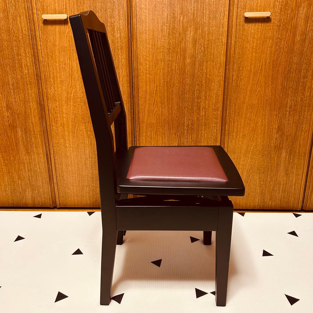 YAMAHA No.5A トムソン椅子 半艶塗装 ヤマハ ピアノ椅 フェルト付き