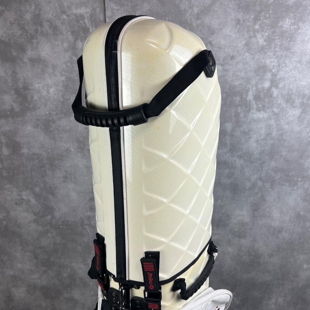 MEGA　メガゴルフ　ハードキャディバッグ　10分割　カート式　2輪キャスター