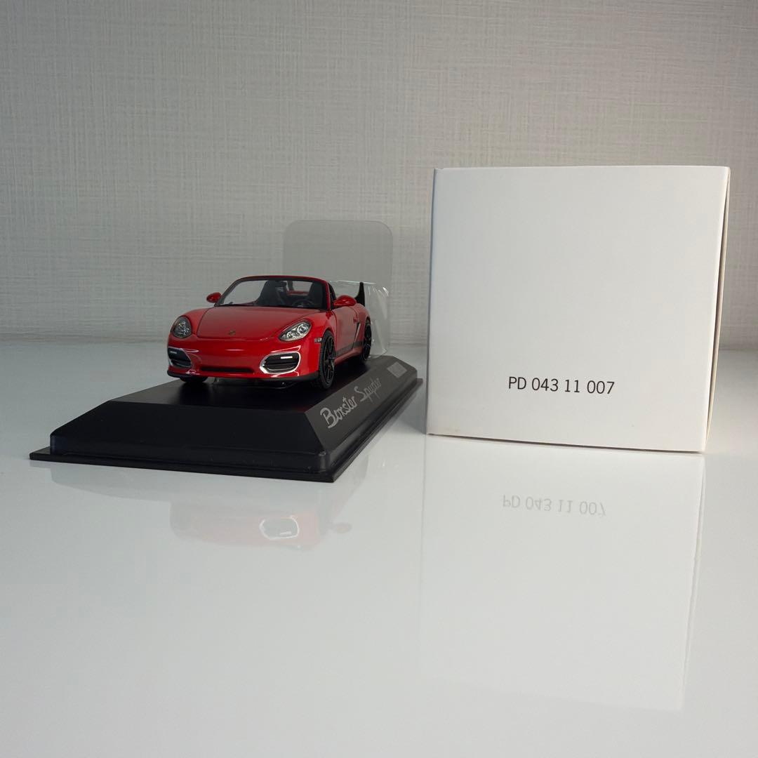 ミニカー Porsche Boxter Spyder 2010 Red /PMA