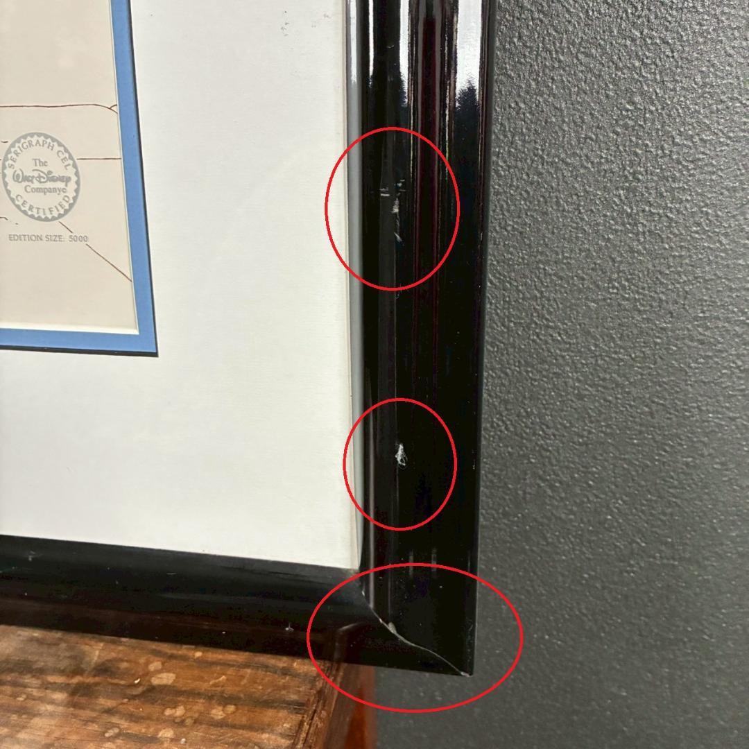 Disney ディズニーセル画「美女と野獣」保証書有 アニメーション プリンセス