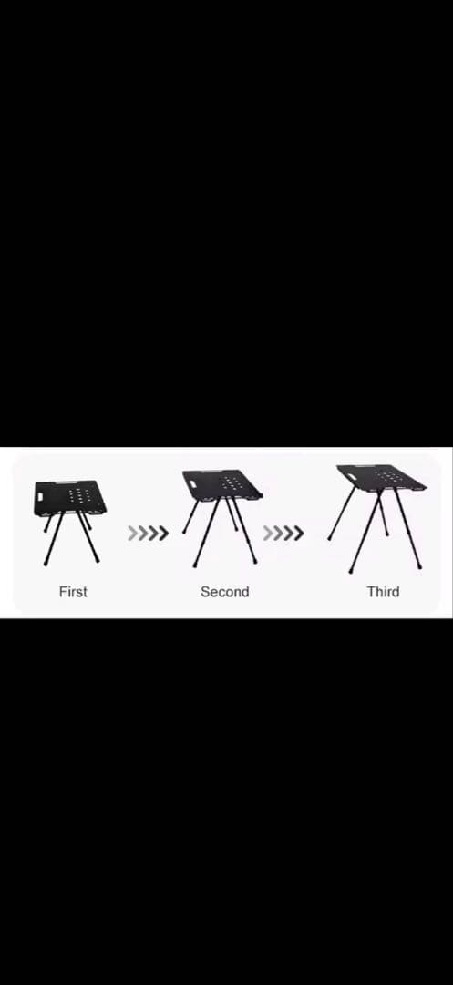 値下げキャンプテーブルセット　カバン付き IGTテーブル2個1個追加(合計3個)