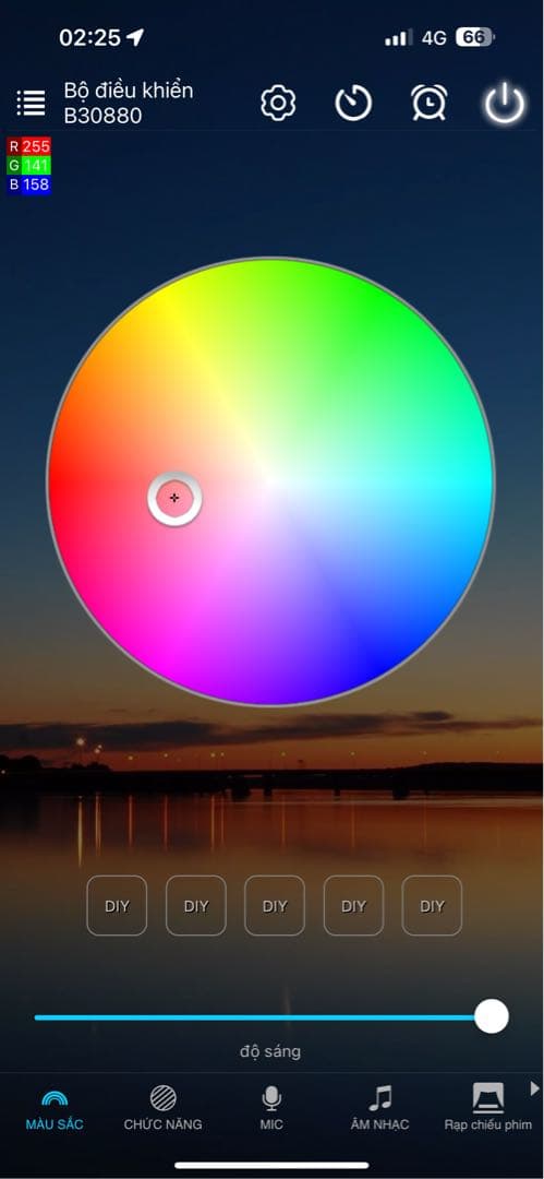 新品未使用　ライトスクリーン　アクアリウム　LED RGB 30cm×30cm