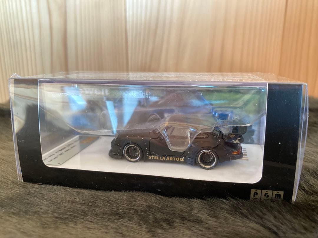 激レア品 1/64 PGM ポルシェRWB 930 Black 中井啓
