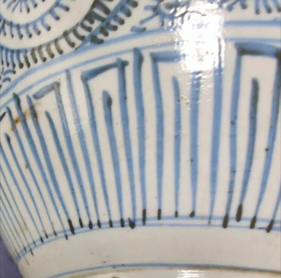 古伊万里　蛸唐草模様　鶴首徳利　花瓶