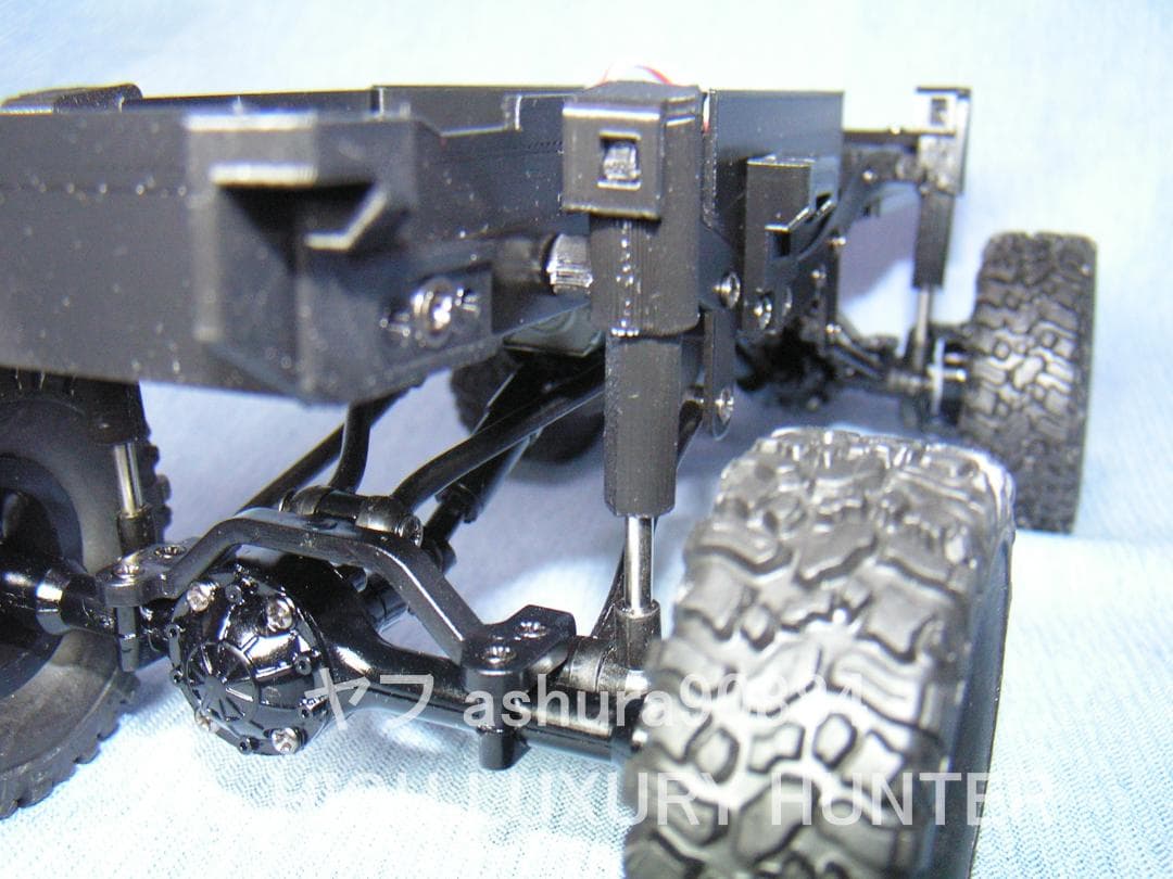 WPL D12 白 4WD化 (WPL JAPAN C14を使用)