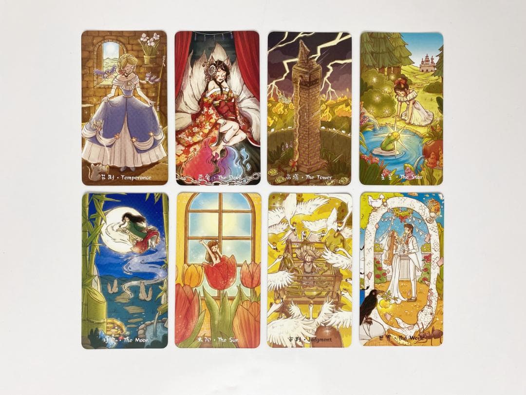 【正規品タロットカード】豪華箔押し仕様✨童話や物語を描いた絵本のようなデッキ