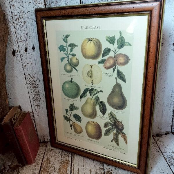 イタリア ヴィンテージ 大判 無垢 木枠 額装 アート パネル 大型 特大 美術