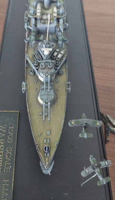 トランペッター 1/700 イギリス海軍 戦艦 ウォースパイト