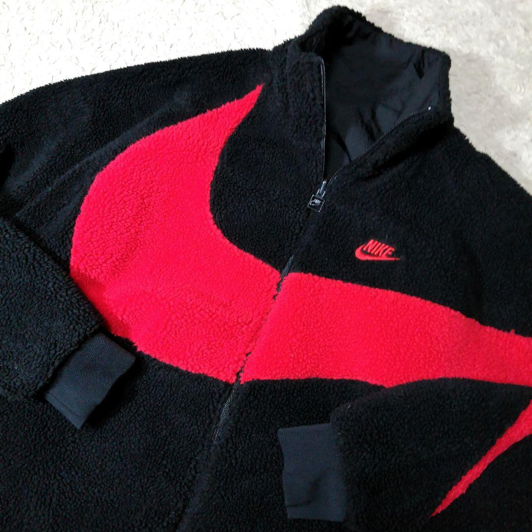 ★ナイキ★リバーシブルジャケット ボアフリースパーカー XL ナイロンジャケット