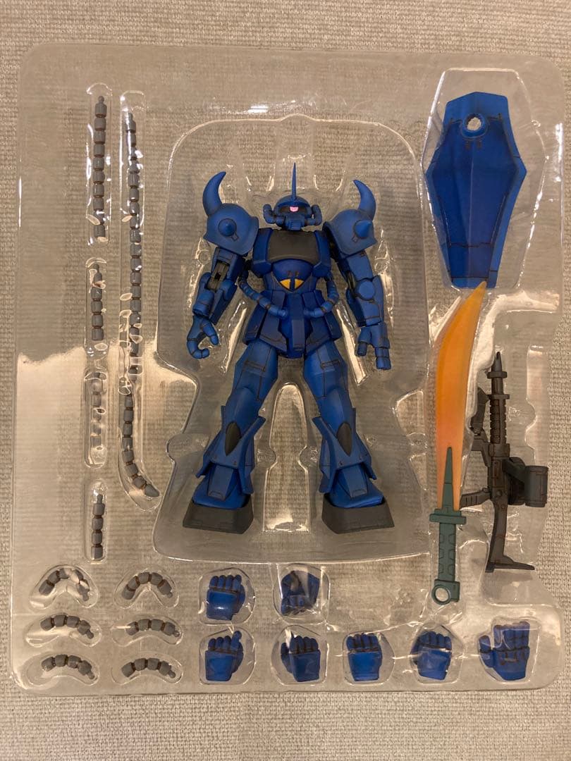 【4体セット・美品】EMIA ガンダム/シャアザク/ザク/グフ 塗装済み完成品