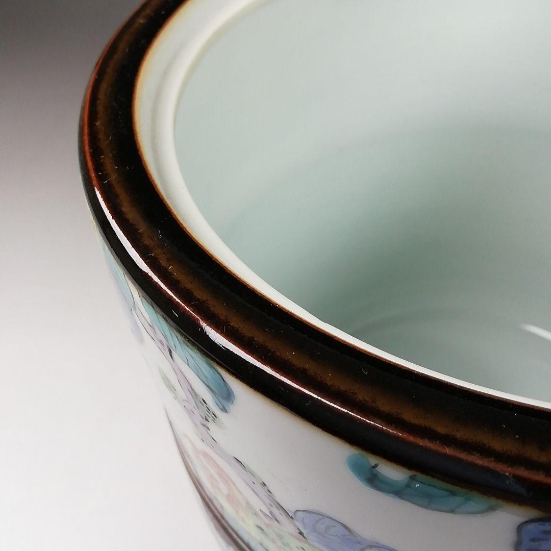 Ｗ１５５　水指　『彩瓷　水指』『平安　玉堂 造』　共箱　茶道具