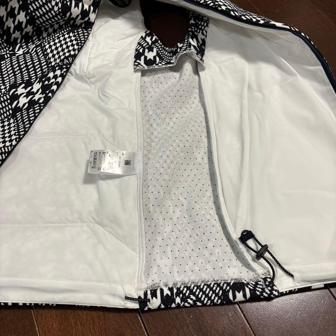 パーリーゲイツTEXBRID20GダンボールJQ千鳥柄ベストサイズ4