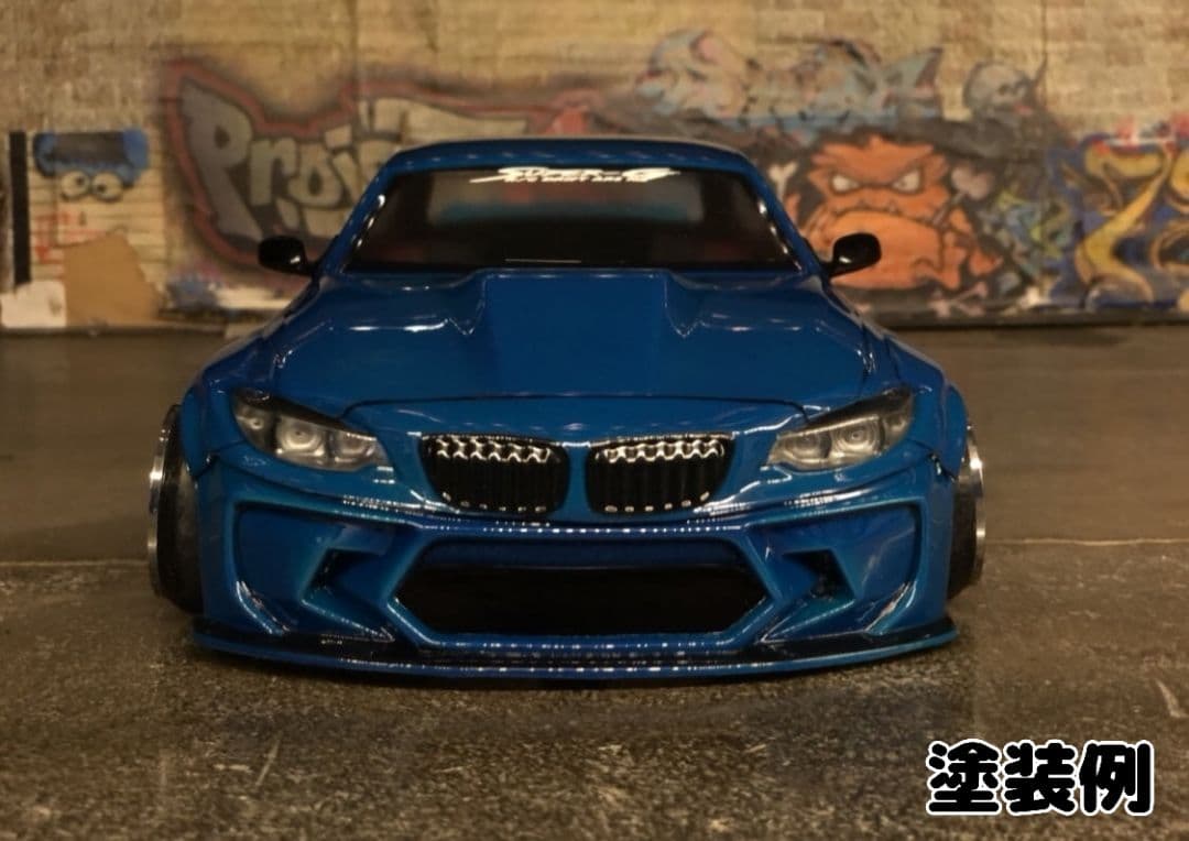 新品 無塗装  M2 F22 APLASTICS ラジドリ ボディ