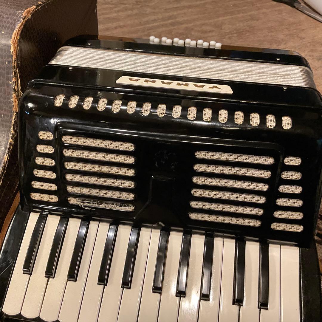 YAMAHA ヤマハ アコーディオン 25鍵盤 BLACK ブラック 黒 レトロ