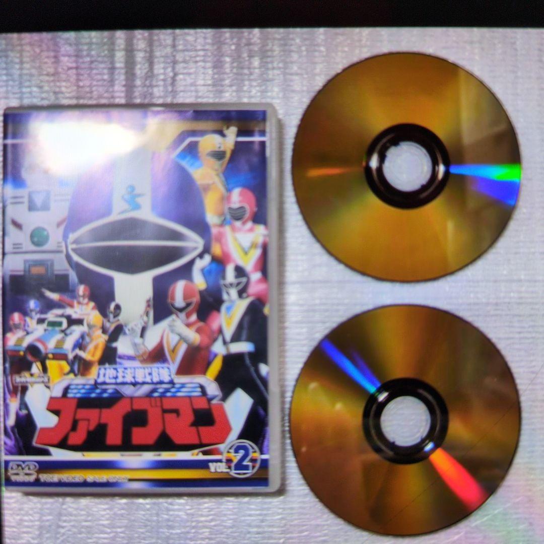 地球戦隊.ファイブマン。DＶD全5巻セット。