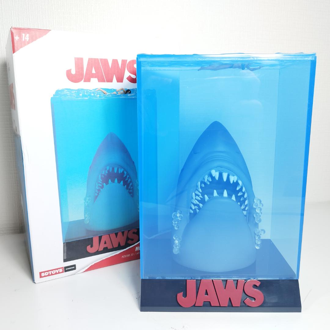 ジョーズ 3D ポスター スタチュー 新品 ムービーポスタージオラマ IZO4
