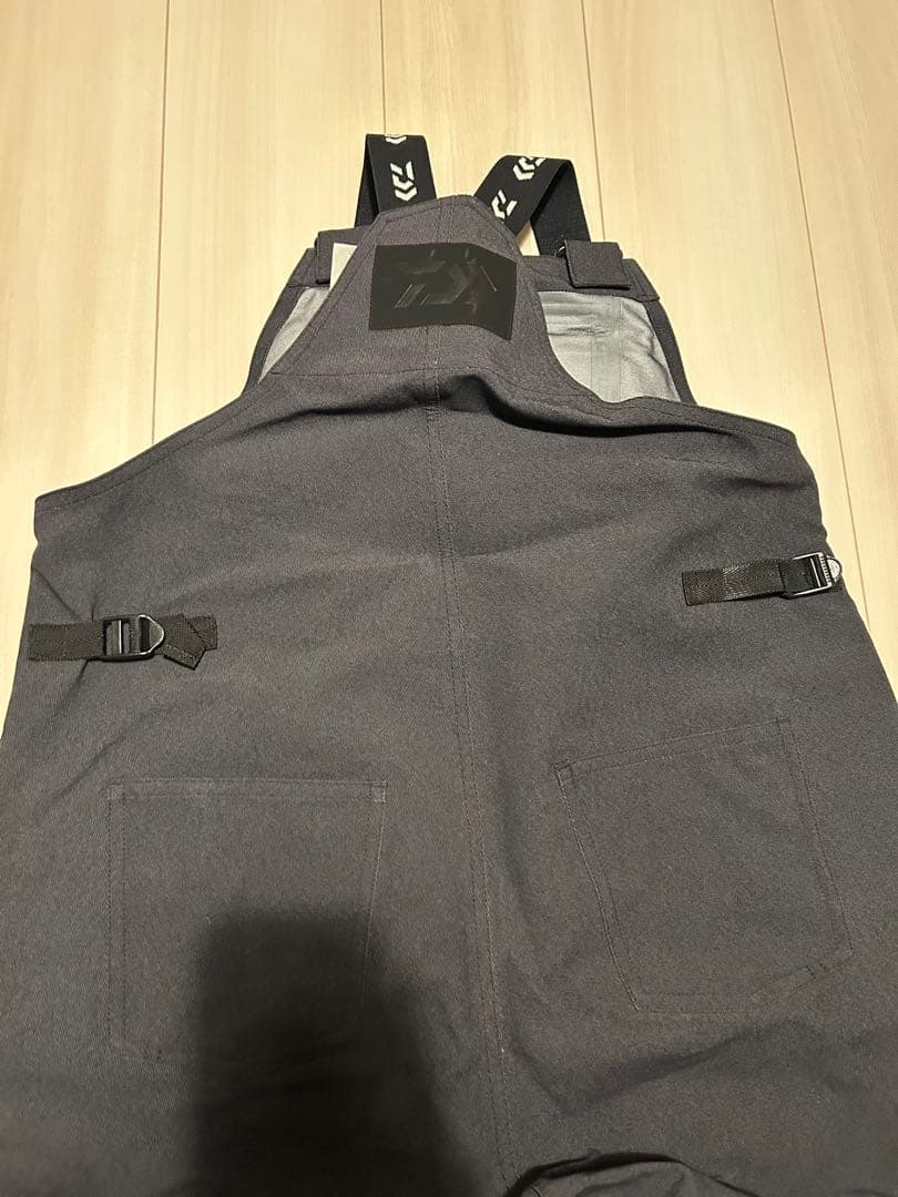 ダイワ ビブ パンツ レイン ブラックデニム DR 52420P