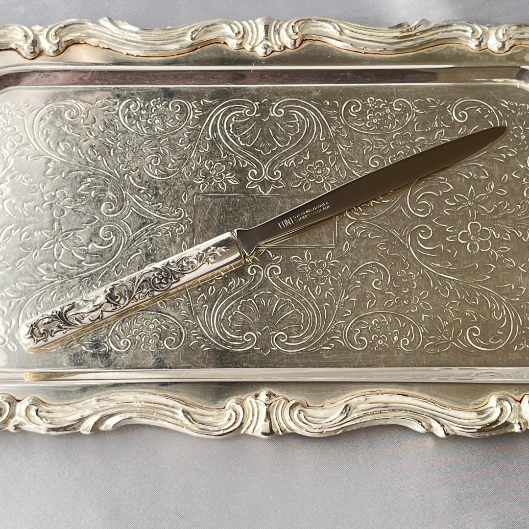 【LUNT】【純銀ハンドル】アールヌーボー レターナイフ / ペーパーナイフ