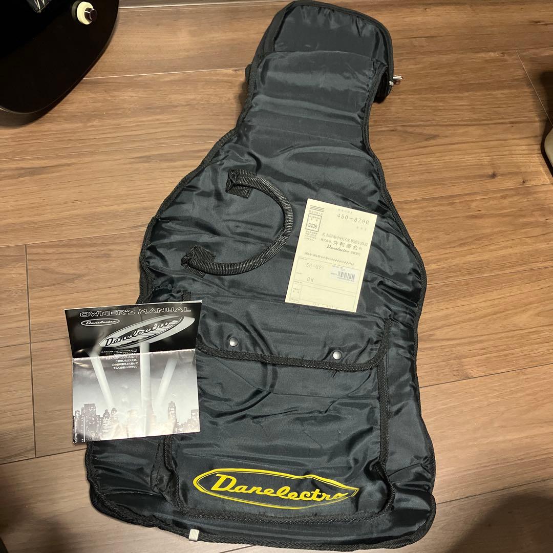 E*m様 DANELECTRO エレキギター　56-U2 ブラック シングルカッ